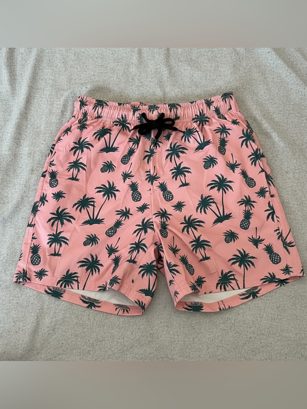 XLATREN Boys Pink Pineapple Palm Tree Tropical Shorts Size 9-10Y NWT